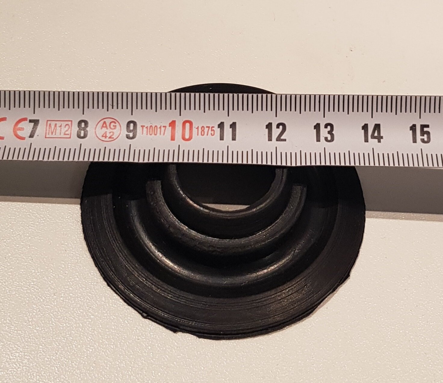 Мембрана запорная (60мм х 22 мм) для арматуры унитаза (фигурная) - фотография № 2
