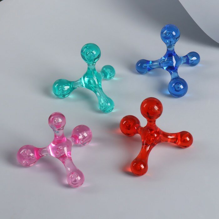 Массажёр «Молекула», универсальный, 10 × 10 см, цвет микс