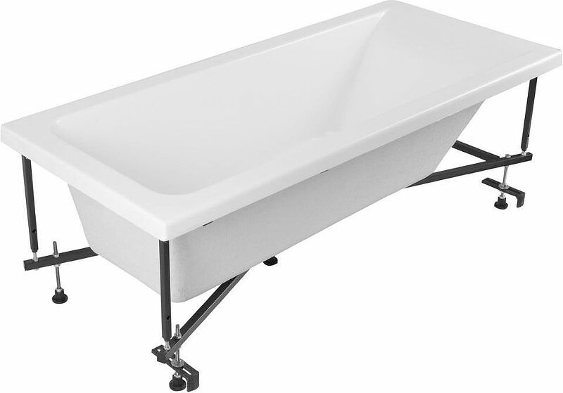 Акриловая ванна Aquanet Bright 175х70 на каркасе - фото №4