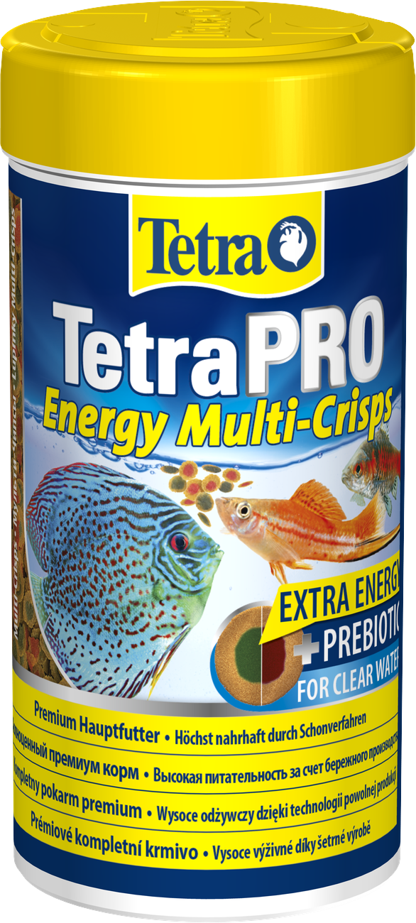Корм Tetra TetraPRO Energy Multi-Crisps 250 мл, чипсы премиум для всех видов тропических рыб, энергетические - фотография № 1