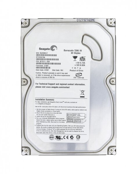 Для домашних ПК Seagate Жесткий диск Seagate ST3120215A 120Gb 7200 IDE 3.5" HDD