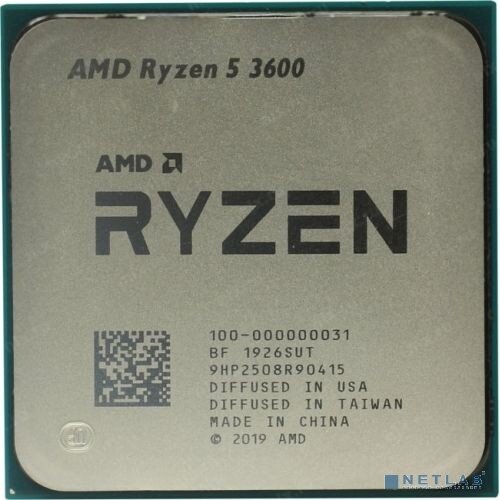 AMD Процессор CPU AMD Ryzen 5 3600 OEM 3.6GHz up to 4.2GHz/6x512Kb+32Mb, 6C/12T, Matisse, 7nm, 65W, unlocked, AM4