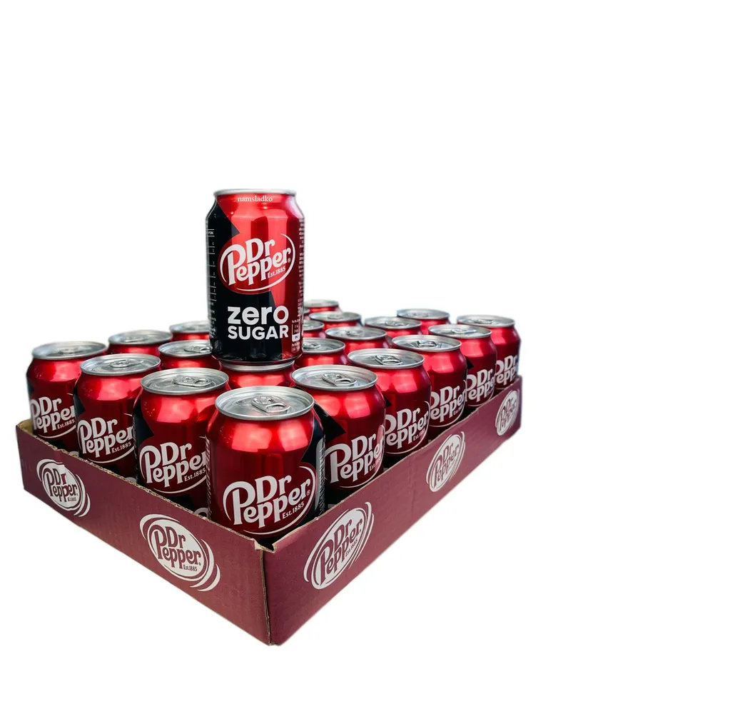 DrPepper Zero / Без сахара, 24 шт. х 0,33л.