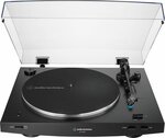 Виниловый проигрыватель Audio-Technica AT-LP3XBTBK, частично автоматический, черный [80002767] - изображение