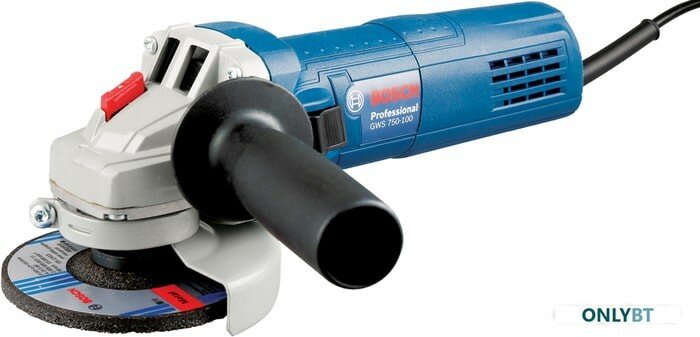 Угловая шлифмашина Bosch GWS 750-125 S, 125 мм, 750 Вт, 11000 об/мин, 0601394121 - фото №1