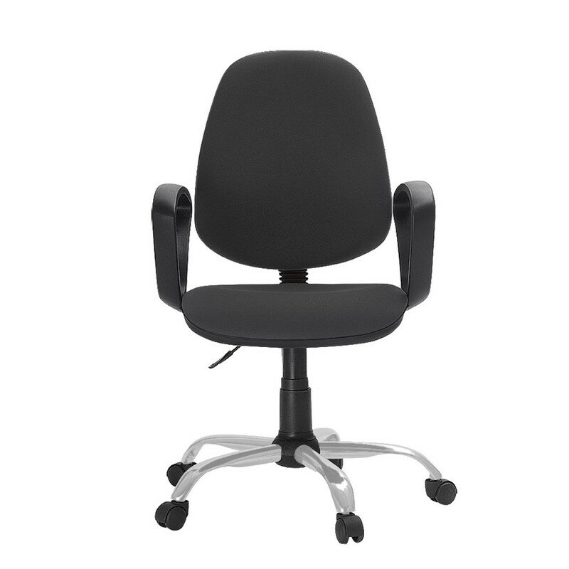 Кресло офисное EASY CHAIR 222 PC ткань серая ТК3 Silver