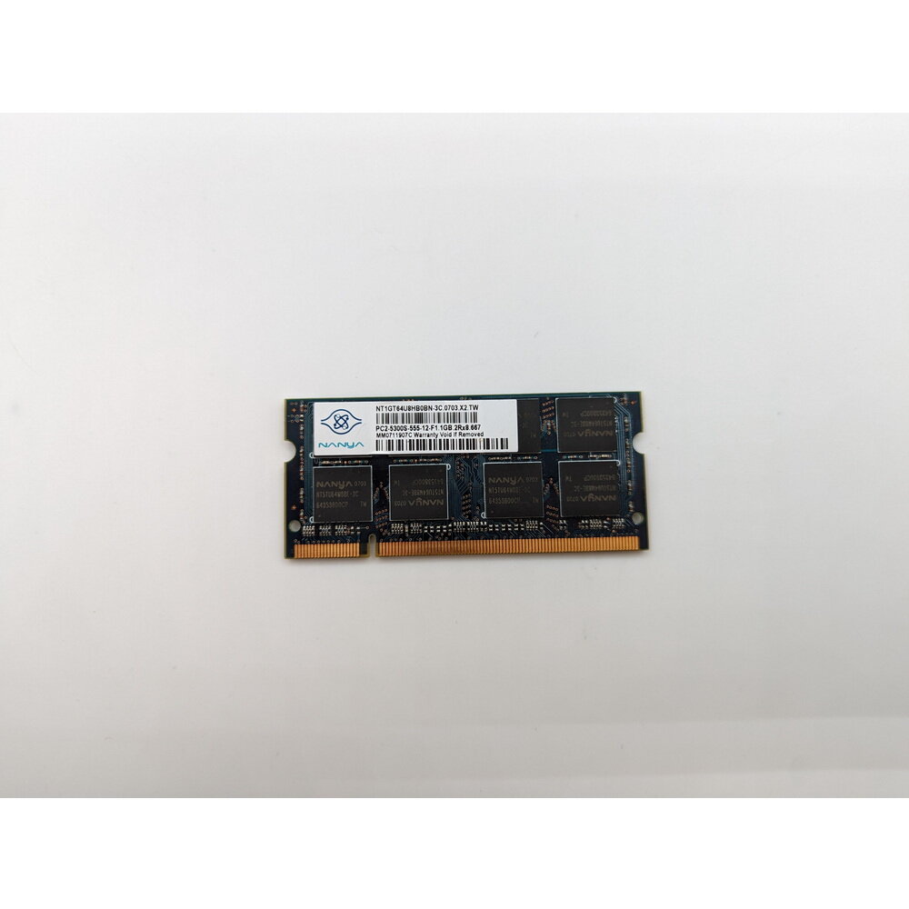 Оперативная память Nanya nt1gt64u8hb0bn-3c, DDR2, 1GB, 5300 ОЕМ