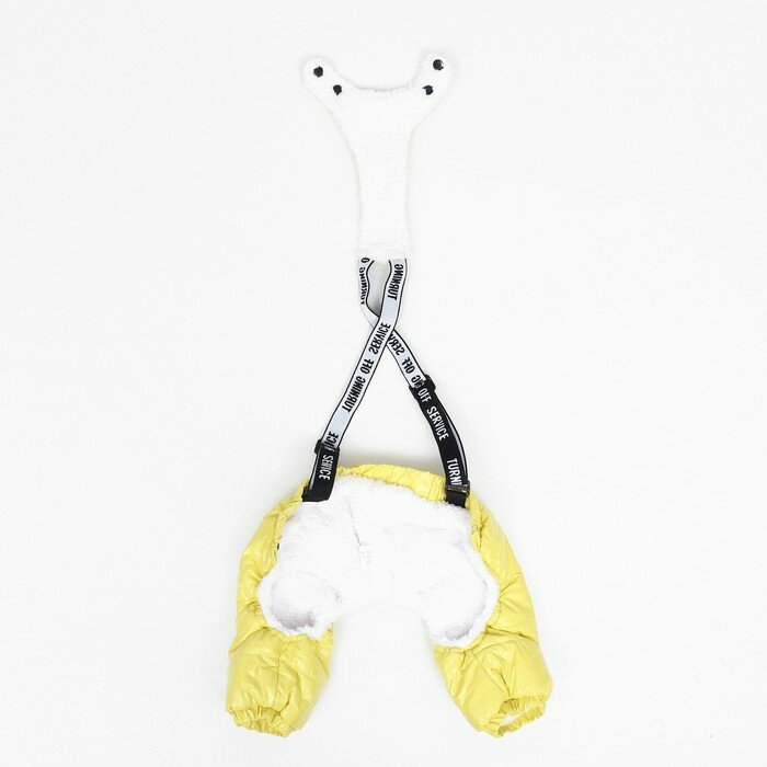 FlowMe Комбинезон-штаны для собак, размер XS (ДС 26, от 28 см), жёлтый - фотография № 7