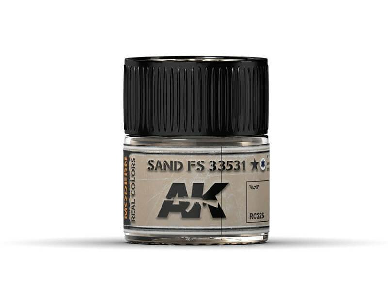 фото Акриловая лаковая краска AK Interactive Real Colors. Sand FS 33531. 10 мл
