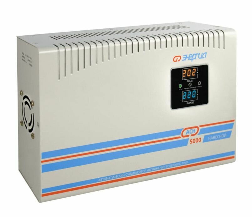 Стабилизатор напряжения Энергия АСН 5000 навесной E0101-0212 - фотография № 4