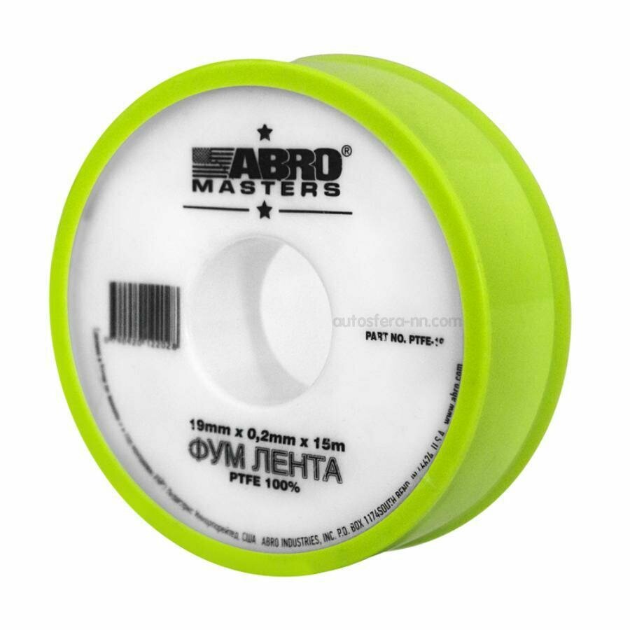 ABRO PTFE12R Фум-лента 12мм х 15м Abro Masters