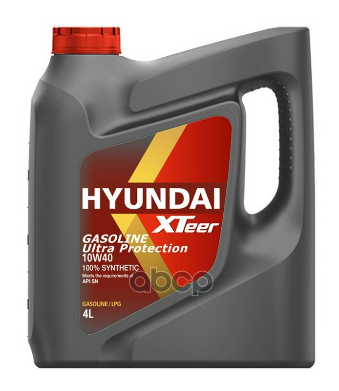 Полусинтетическое моторное масло HYUNDAI XTeer Gasoline Ultra Protection 10W-40