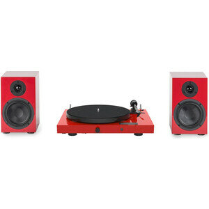 Виниловый проигрыватель Pro-Ject SET JUKEBOX E1 + SPEAKER BOX 5 RED/RED