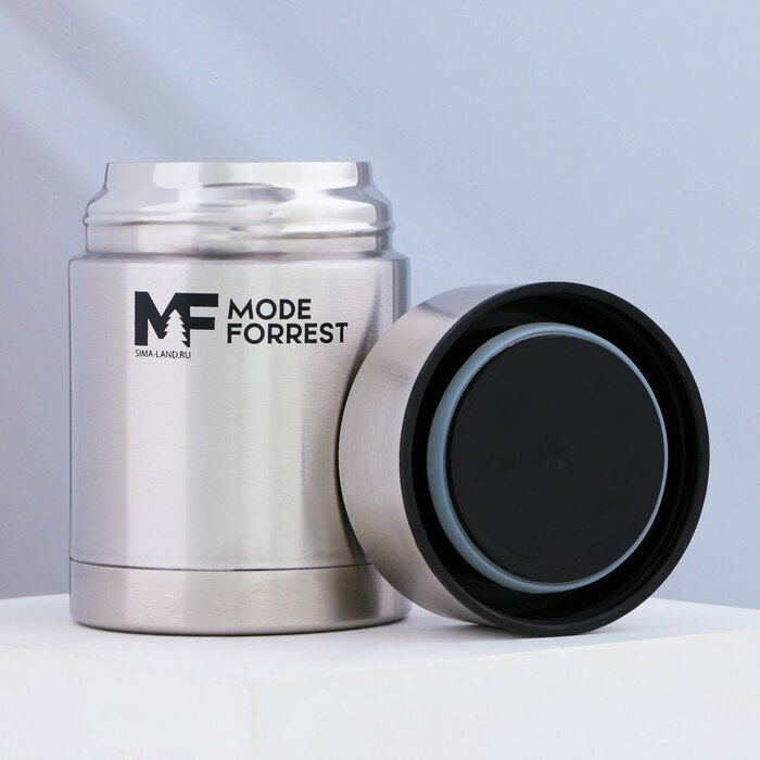 MODE FORREST Термос для еды Mode Forrest, 450 мл, металл, сохраняет тепло 6 ч - фотография № 3