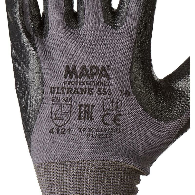 Перчатки защитные Mapa Professionnel трикотаж, Mара Ultrane 553, размер 10 - фотография № 2