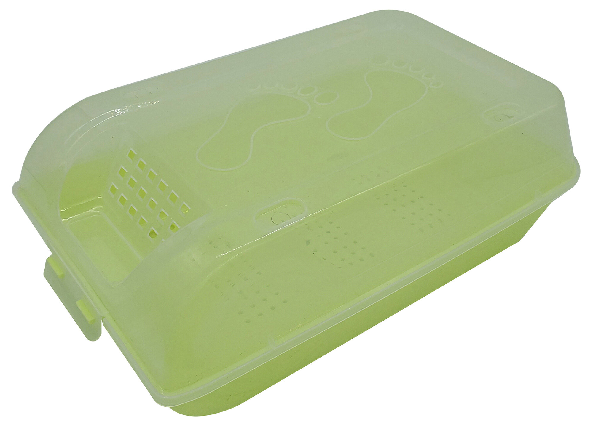 фото Коробка для обуви пластиковая 37,5х23х13 см