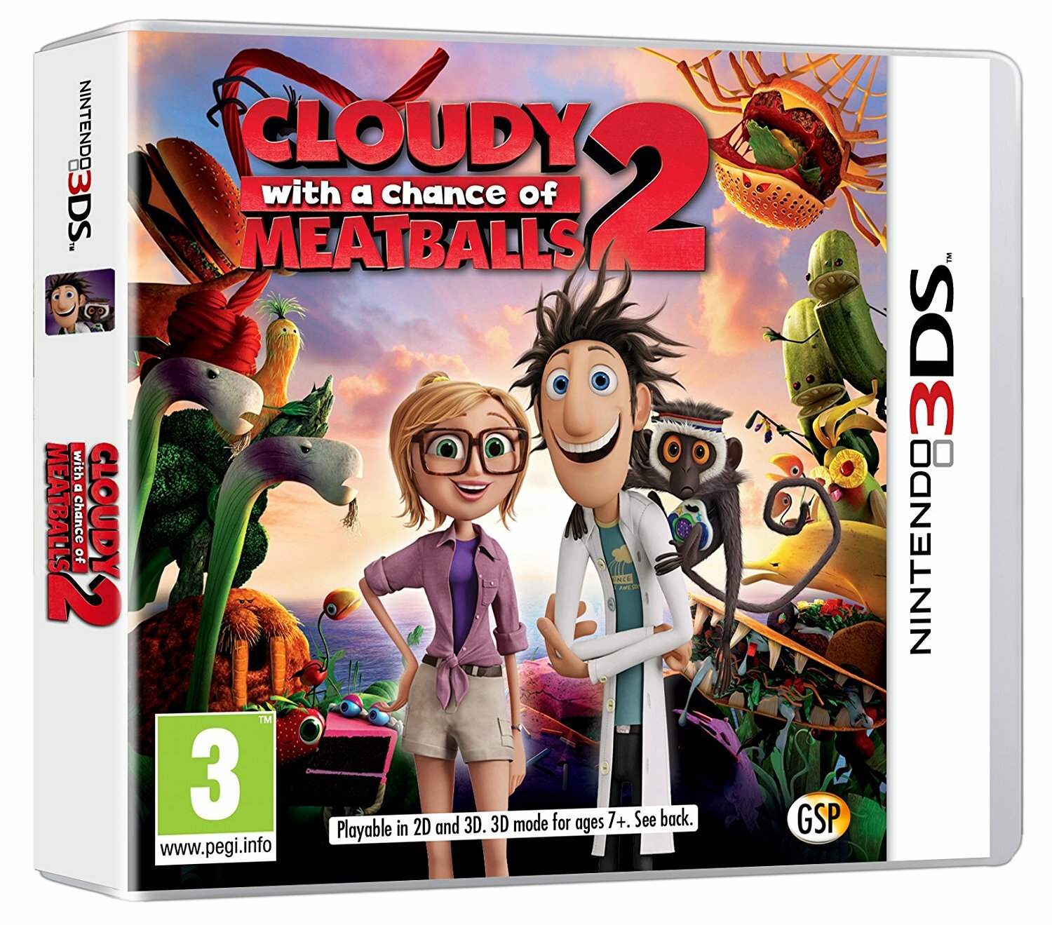 Cloudy white a Chance of Meatballs 2 (Nintendo 3DS)