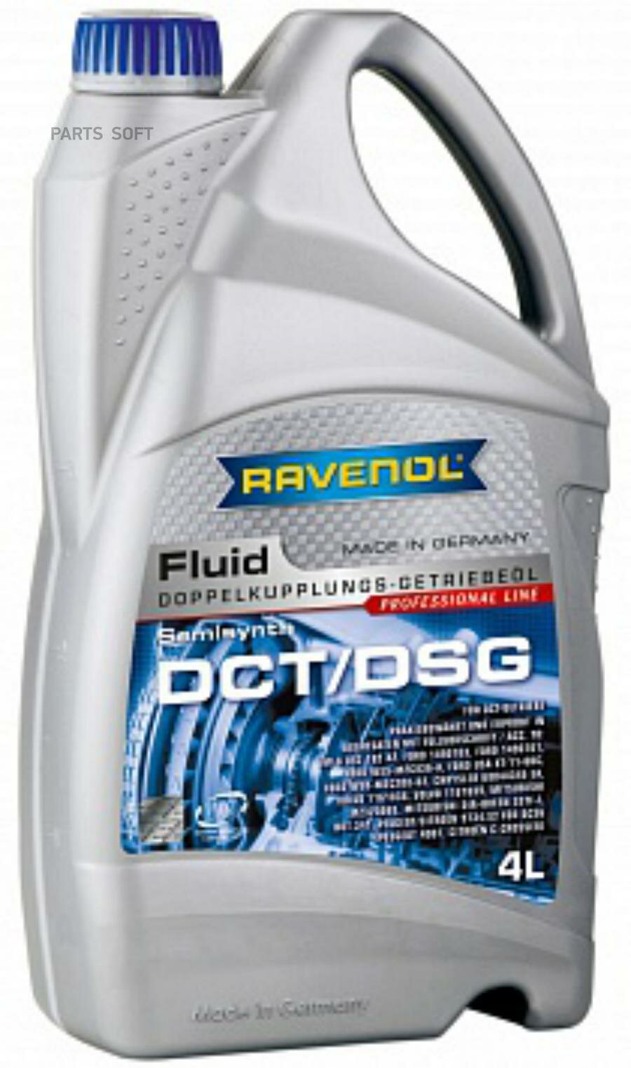 RAVENOL 1212106-004-01-999 Трансмиссионное масло RAVENOL DCT/DSG Getriebe Fluid (4л) new