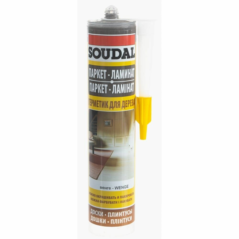 Паркетный акриловый герметик SOUDAL Венге 131854