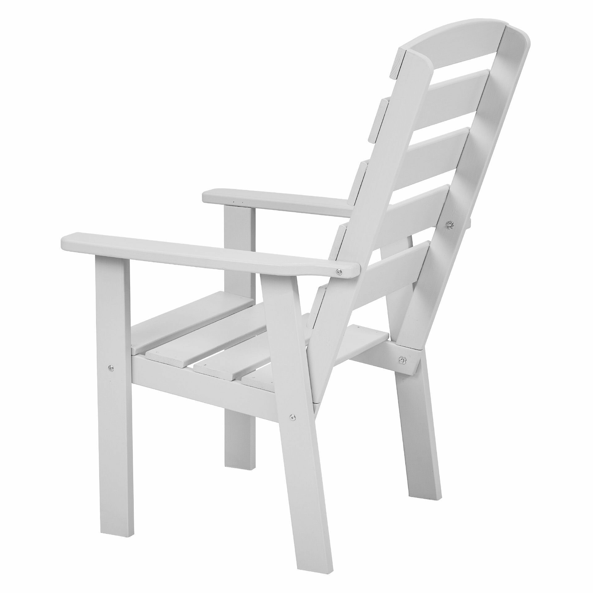 Кресло деревянное для сада и дачи с высокой спинкой, фрозо - фотография № 4