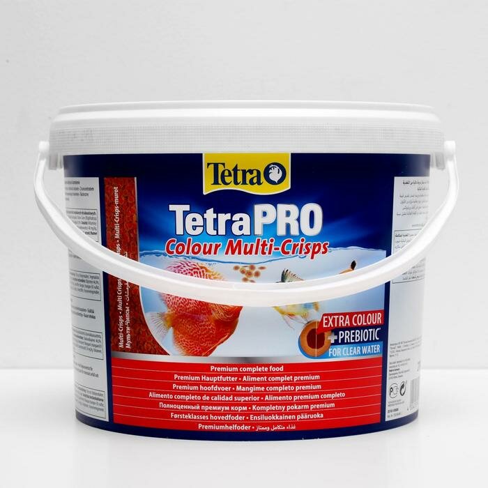 TETRA Корм TetraPro Colour для рыб, чипсы для окраса, 10 л. - фотография № 2