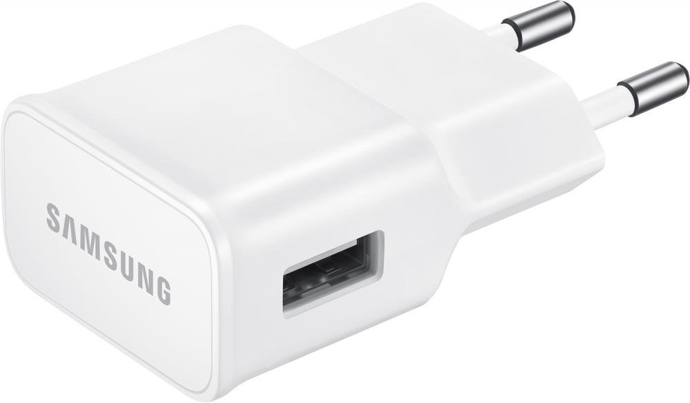 Сетевое зарядное устройство Samsung EP-TA12E + кабель micro-USB (белый)
