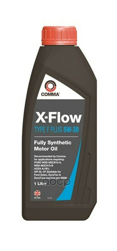 COMMA Масло Моторное X-Flow Type F Plus 5w-30 (Acea A1/B1 Api Sl Cf) 1л