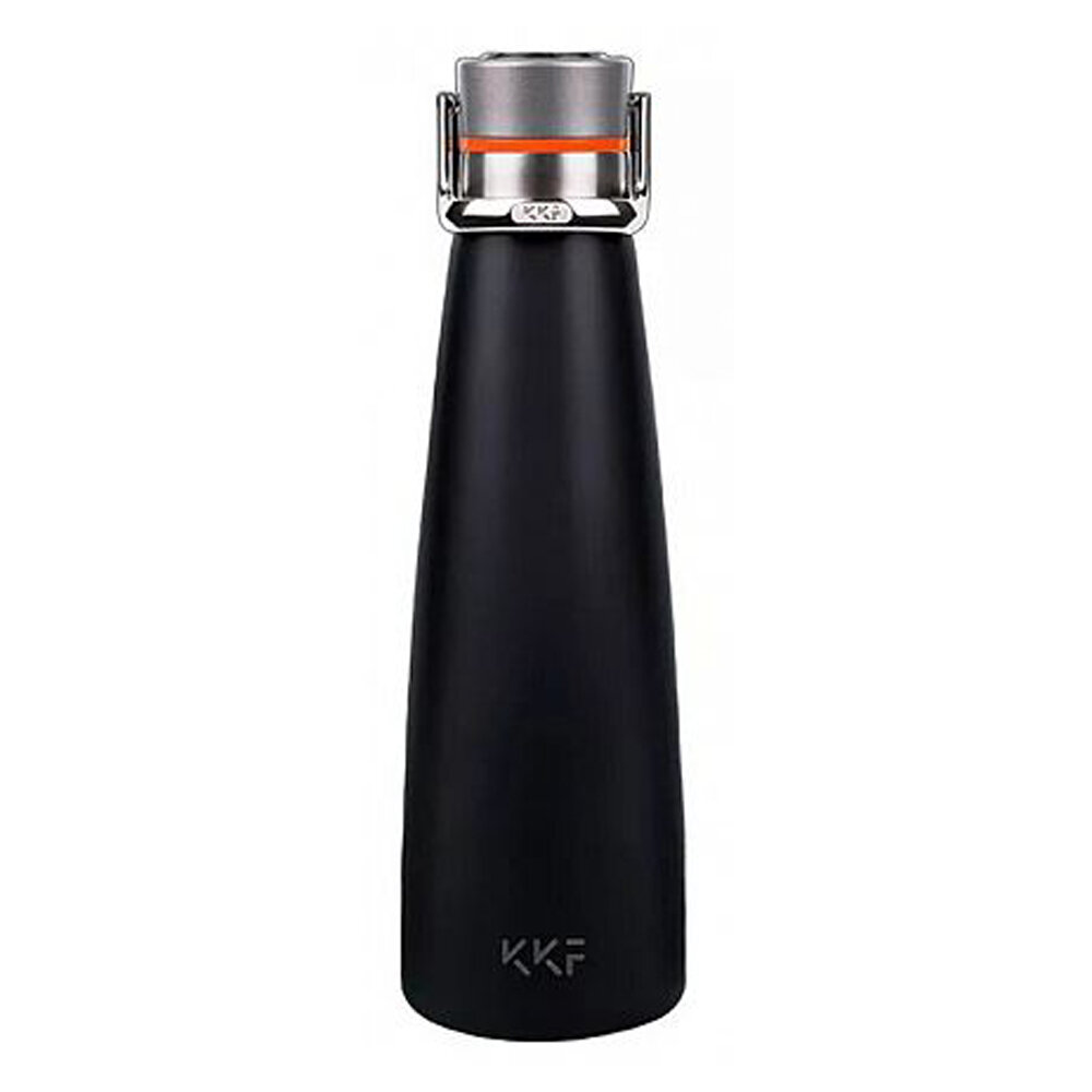 Термобутылка KissKissFish smart vacuum bottle чёрная