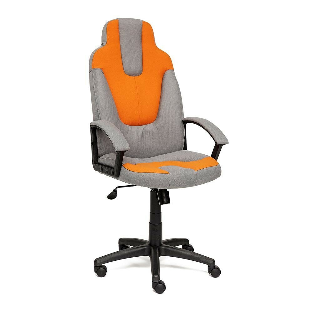 Кресло Neo 3, ткань/серый/оранжевый С27/С23
