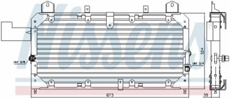 Радиатор кондиционера Audi 100 C4/100 C4 Avant 90>94 NISSENS 94214