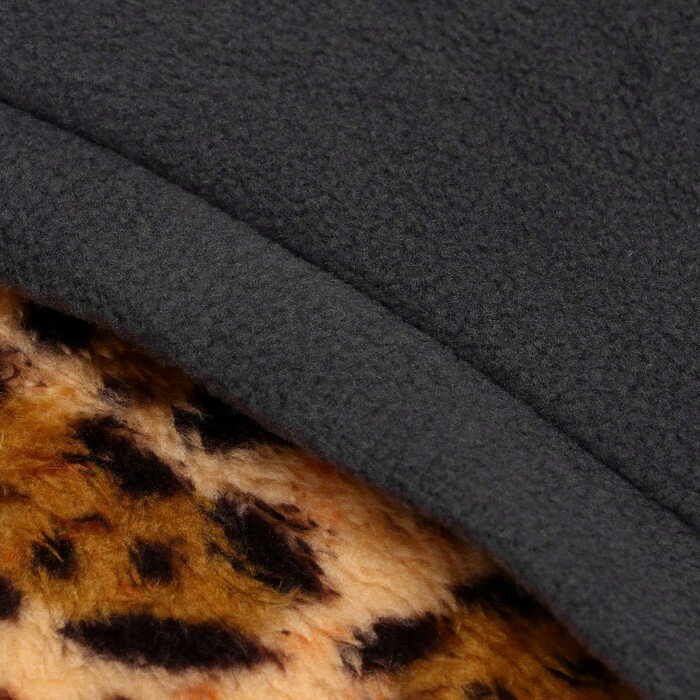 Толстовка с капюшоном "Леопард", размер XL (ДС 36, ОШ 42, ОШ 48 см) - фотография № 9
