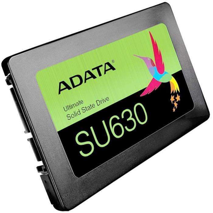 2.5" 240GB ADATA SU630SS Client SSD [ASU630SS-240GQ-R] SATA 6Gb/s, 520/450, IOPS 30/65K, MTBF 1.5M, 3D QLC, 50TBW, RTL (469175)