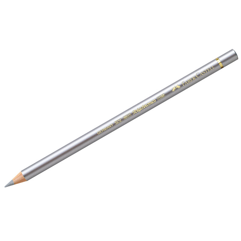 Карандаш художественный Faber-Castell "Polychromos", цвет 251 серебряный, 6 шт