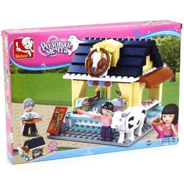 Игрушки SLUBAN Констр-р Розовая мечта 38-0605 Кафе 225