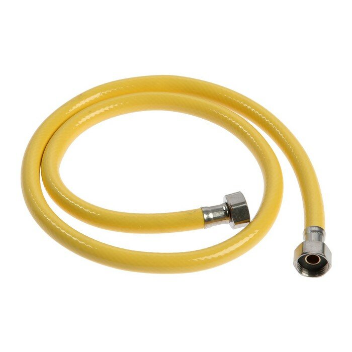 фото Подводка для газа ZEIN, ПВХ, внутренняя/внутренняя резьба 1/2", 100 см