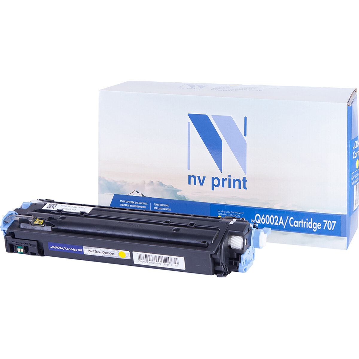 NV Print Картридж NVP совместимый NV-Q6002A/NV-707 Yellow универсальные