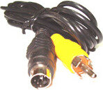 фото Кабель для видеоплаты video-tv (s-video/composite) 10см .