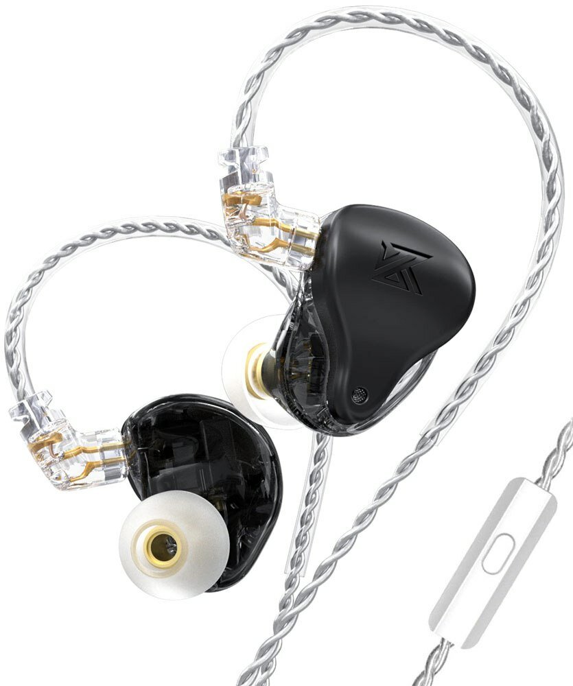 KZ Acoustics AST c микрофоном (черный)