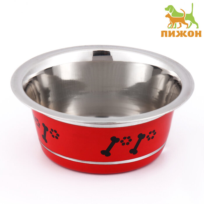 фото Миска цветная стандарт 200 мл, красная, 9711451