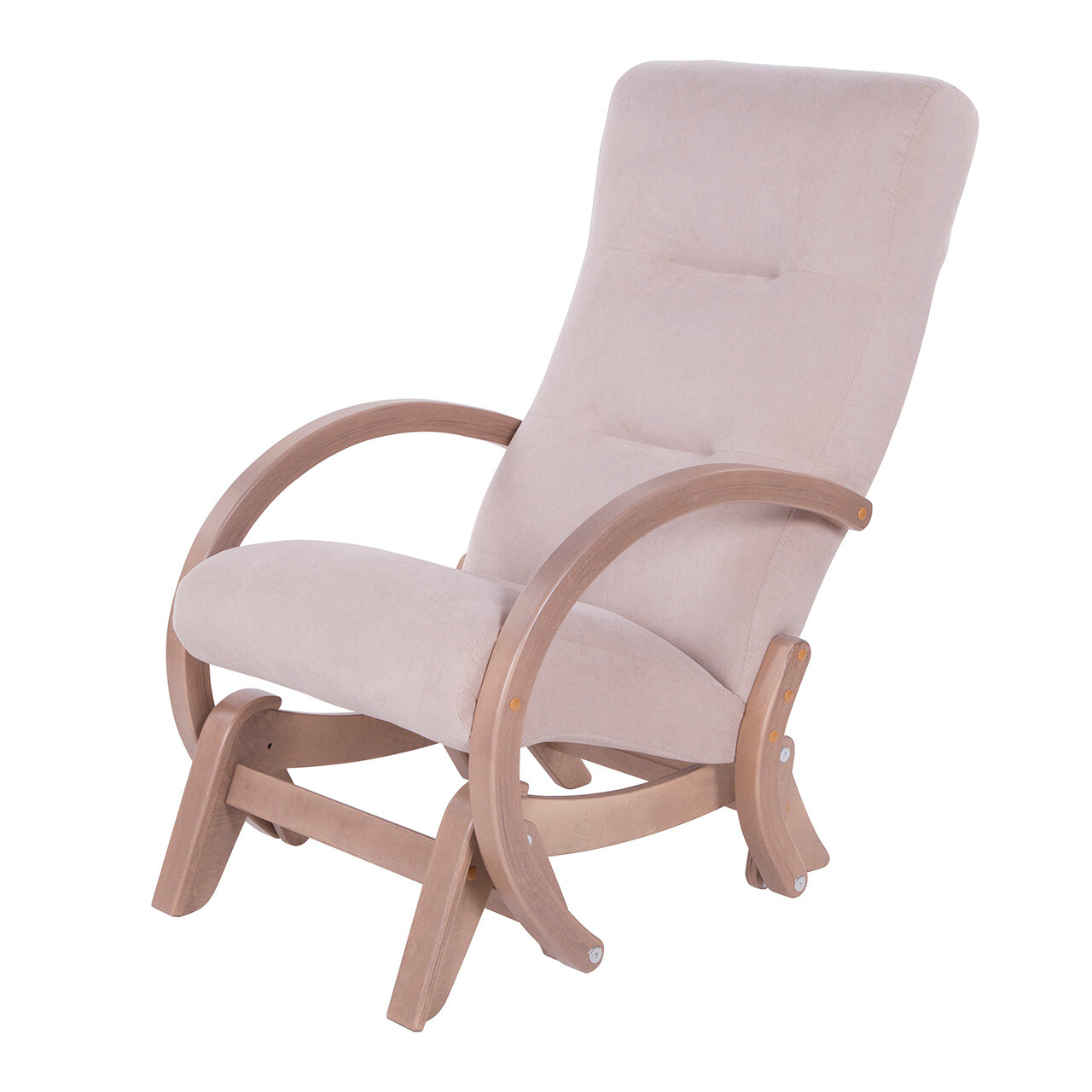 Кресло-качалка глайдер мэтисон - 1, Слоновая кость - Шимо - цена за 1 п.м, ширина 140 см - фотография № 1