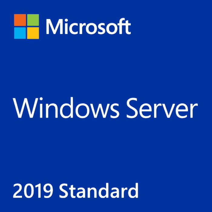   Windows Server Standard 2019 64-bit English 1pk DSP OEI DVD 24 Core   COA    (