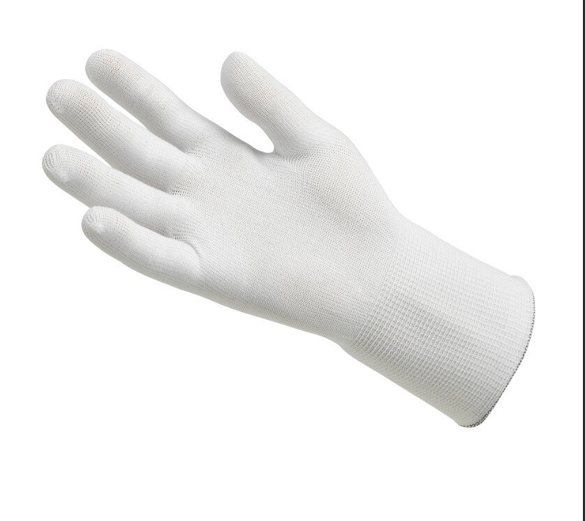 Перчатки нейлоновые с полиур. покрытием белые арт ПЕР444