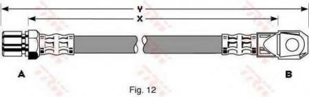 Шланг тормозной TRW PHD110