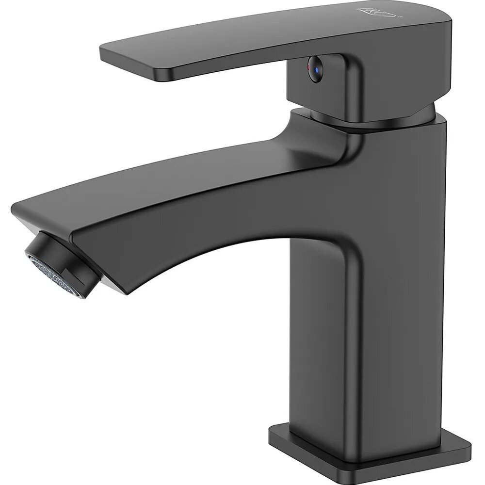 фото Смеситель для раковины умывальника в ванну Frud R10152, черный