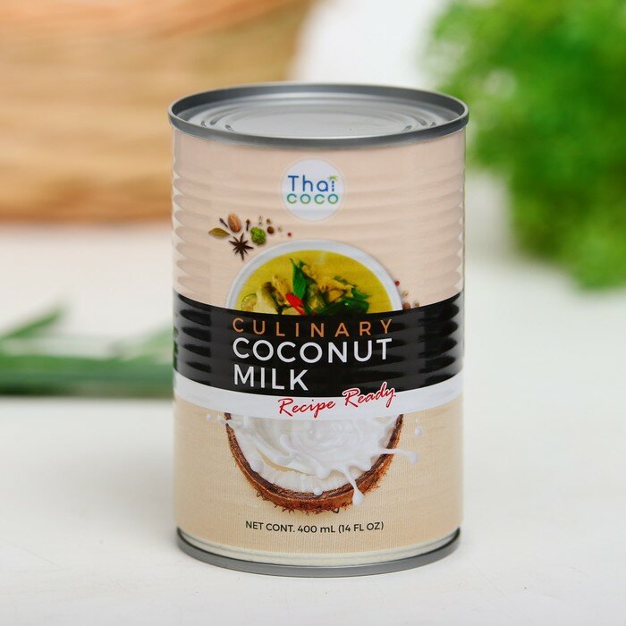 Кокосовое молоко 17-18% жирность, 400 мл - фотография № 2