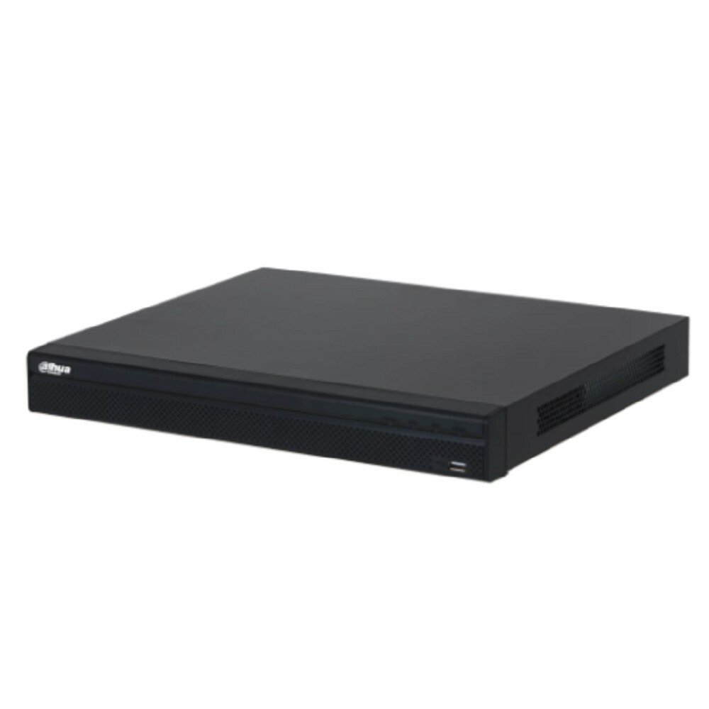 DAHUA Видеорегистраторы DHI-NVR4216-4KS3 16-канальный IP-видеорегистратор 4K и H.265+, видеоаналитика, входящий поток до 160Мбит с, 2 SATA III до