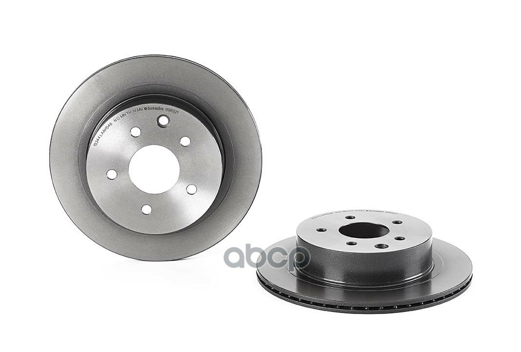 Диск Тормозной Задний Nissan Qashqai J10/X-Trail T31/Renault Koleos Brembo 09.8969.21 Nissan Qashqai J10/X-Trail T31/Renault ...