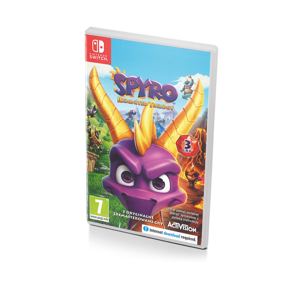 Spyro Reignited Trilogy (Nintendo Switch) английский язык