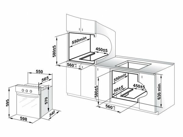 Газовый духовой шкаф Gefest ДГЭ 601-01 К - фотография № 2