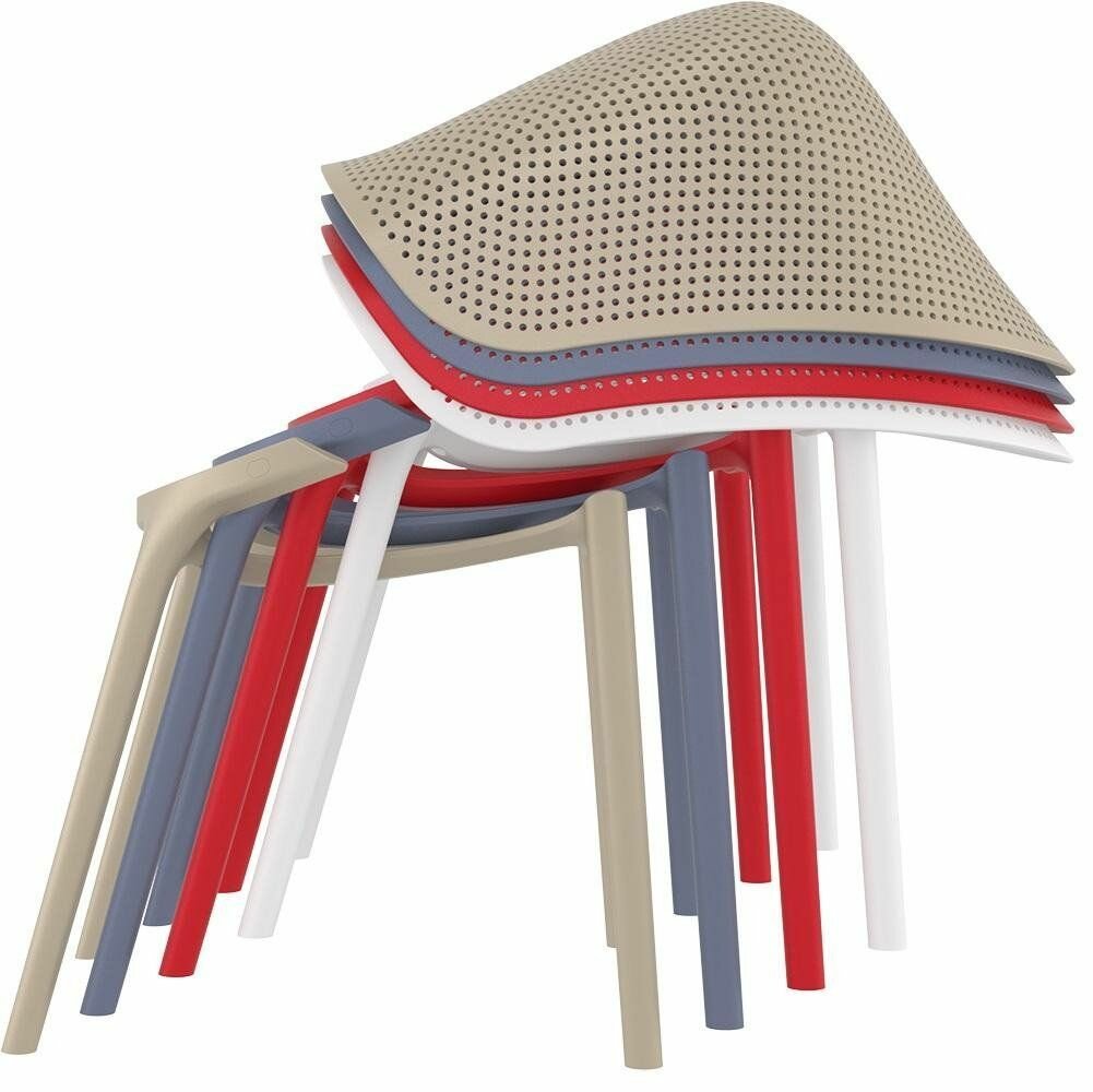 Кресло пластиковое ReeHouse Sky Марсала - фотография № 4